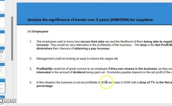 Business Studies Ratios 2