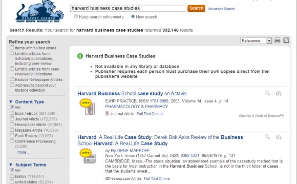 Case Studies Harvard Business School