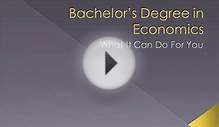 Bachelor’S Degree in Economics
